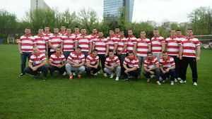 FOTO Inițiativă unică în "Ștefan cel Mare". Ultrașii îmbracă sportivii. Peluza Cătălin Hîldan asigură echipamentul de prezentare al echipei de rugby. 