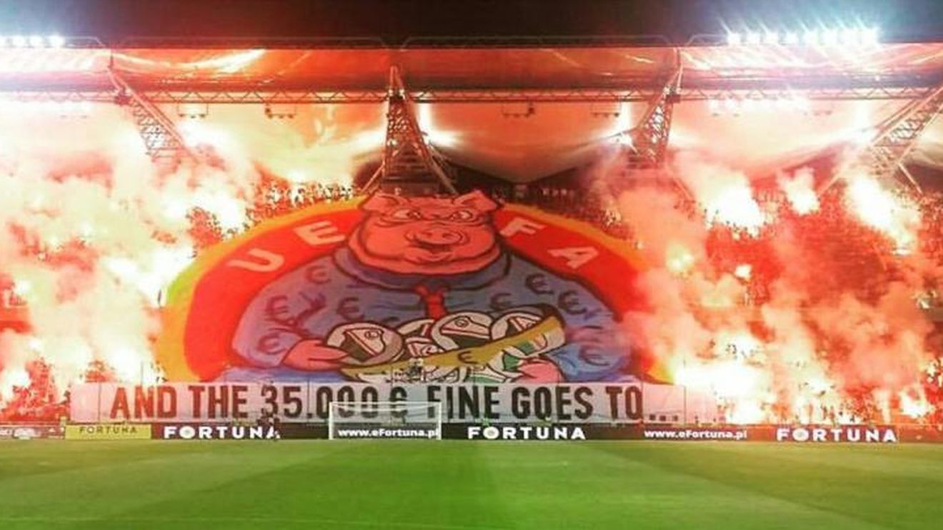 Nu le pasă! "Și amenda de 35.000 de euro merge către..." VIDEO | Fanii Legiei au făcut din nou show în Europa. Coregrafia anti-UEFA afișată la ultimul meci. Cum a pornit acest "război"