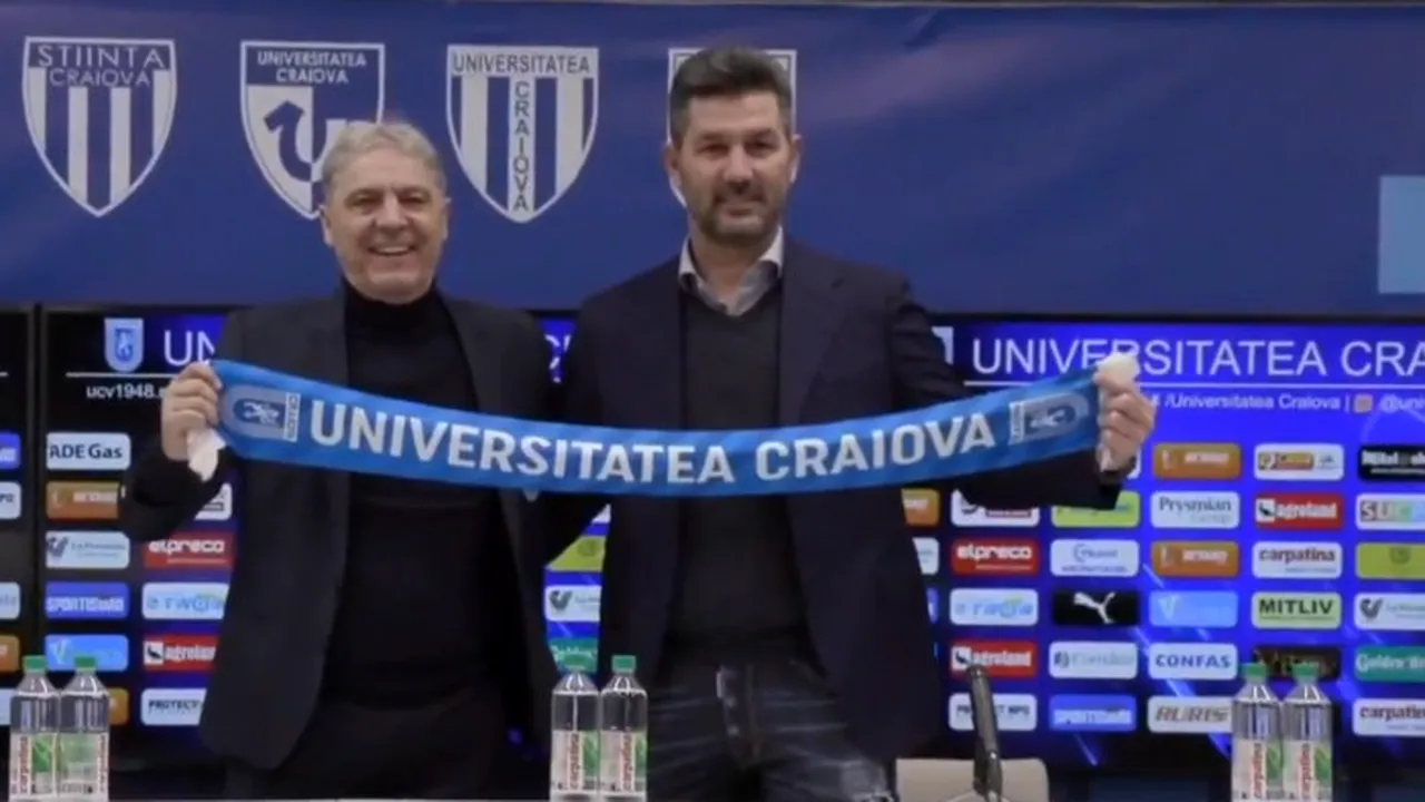 Suporterii Universității Craiova, încântați de antrenorul Marinos Ouzounidis. Ce nume românesc a primit noul tehnician al formației din Bănie