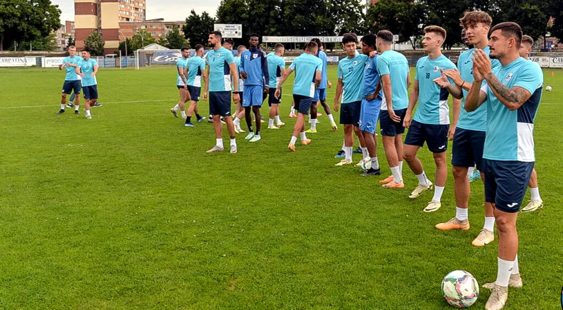 Corvinul Hunedoara, test puternic cu echipa campioană din Slovenia. Cum s-a descurcat formația lui Florin Maxim