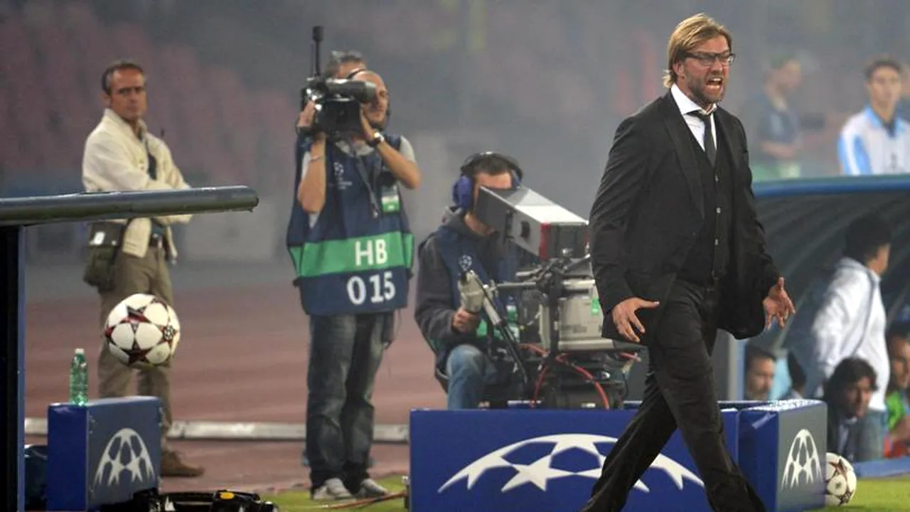 VIDEO Gest incredibil al lui Klopp la meciul cu Napoli! La final și-a cerut scuze: 