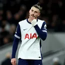 Se cam termină minutele la Tottenham pentru Radu Drăgușin. Britanicii au făcut anunțul despre Micky van de Ven și Cristian Romero