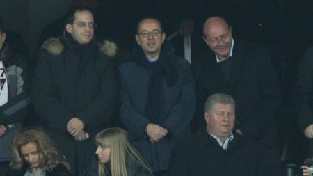 Traian Băsescu, în tribune la partida CFR Cluj - AS Roma!