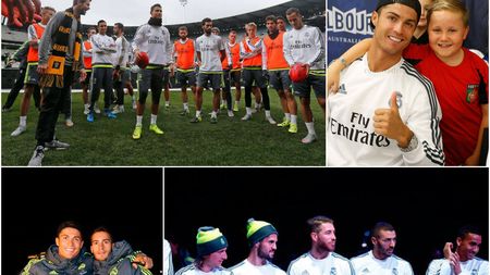 Cum arată un club profesionist: Real Madrid a deplasat 106 oameni în Australia pentru un turneu amical. "Galacticii" au 6 bodyguarzi, 20 de ofițeri de presă și 4 responsabili cu echipamentul!