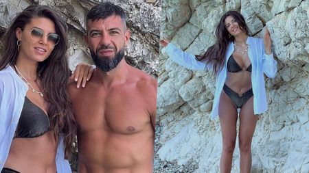 „Perla Banatului, tată!”! Iubita tinerică a lui Marius Constantin a făcut furori la plajă. Miruna Lazea, partenera fotbalistului din Superliga, arată bestial | GALERIE FOTO
