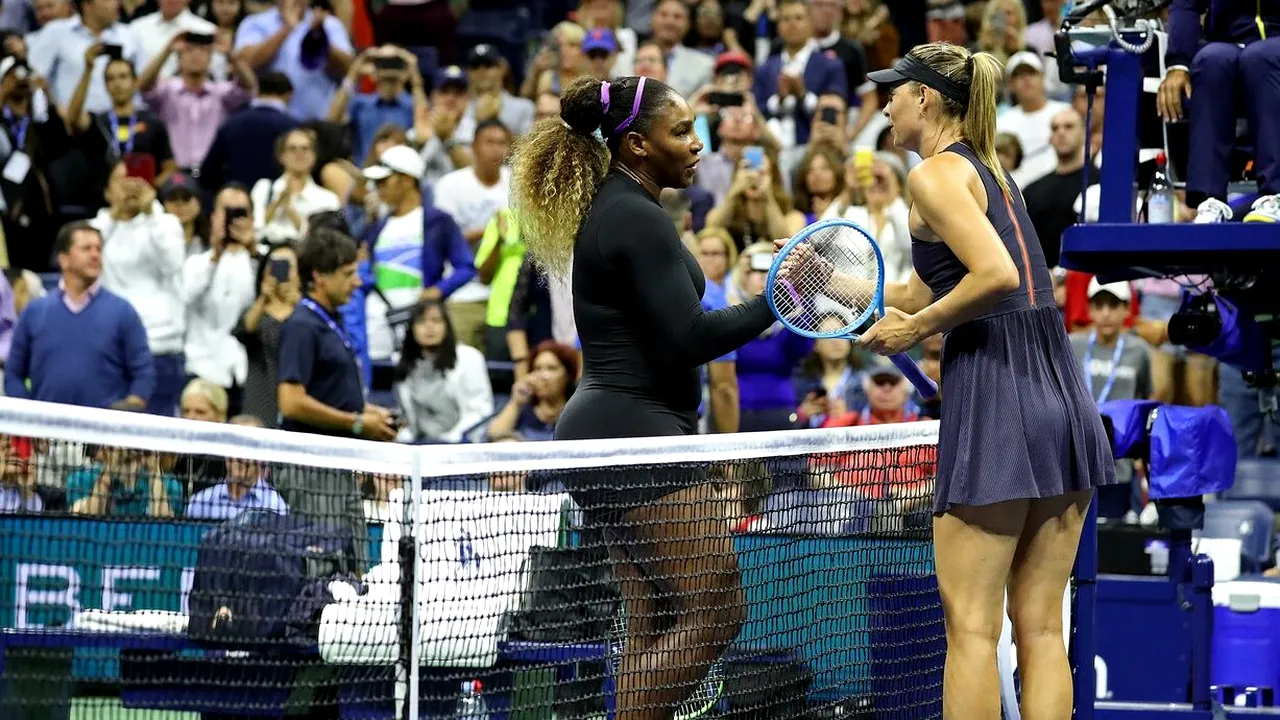 Episod picant al rivalității Maria Sharapova - Serena Williams! Un bărbat, motivul scandalului dintre cele două: „De asta nu s-au plăcut!