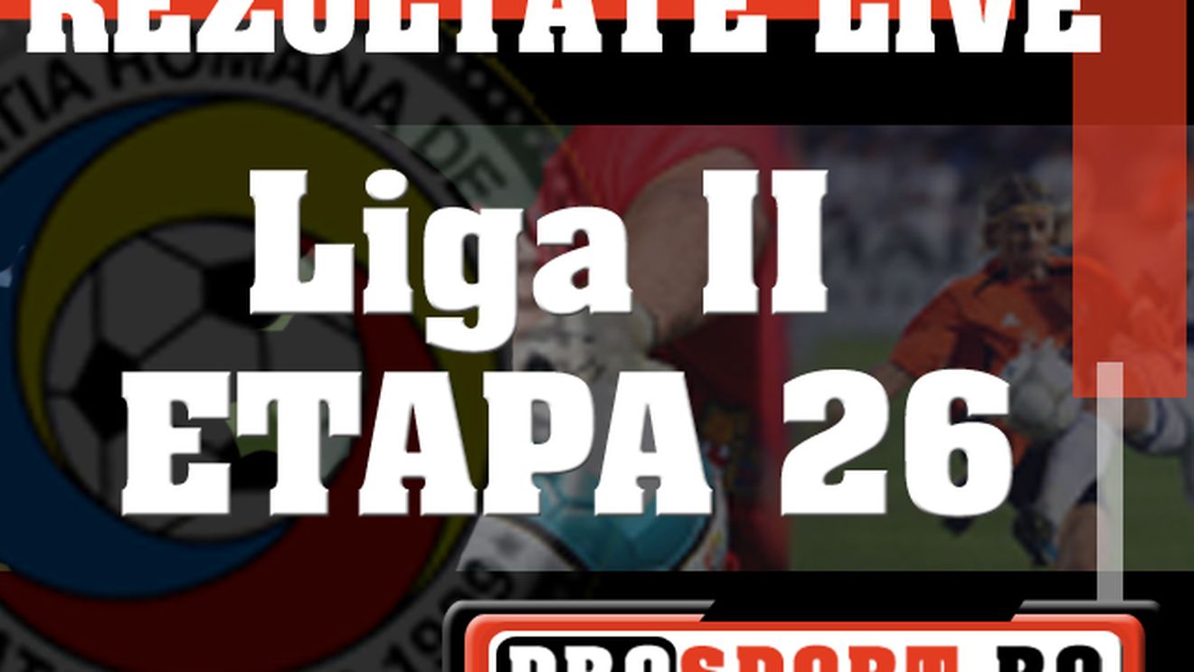 Liga II / Etapa 26, rezultate și marcatori