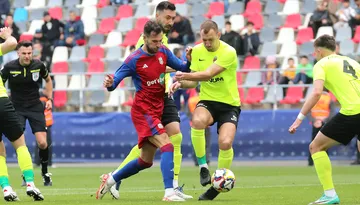 Victorie chinuită obținută de Steaua în fața retrogradatei CS Tunari. Reacția lui Daniel Oprița