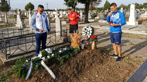 Ieșenii s-au recules la mormântul lui Ionuț Popa înaintea meciului cu UTA