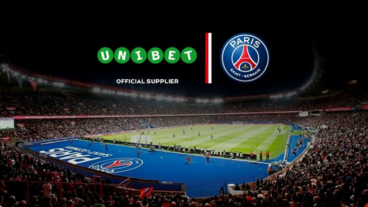 (P) Unibet devine partener oficial de pariuri al Paris Saint-Germain