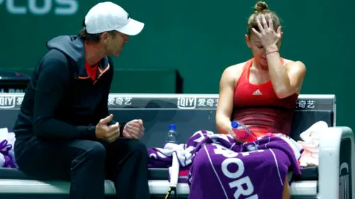 „Te chinui?” Reacția lui Darren Cahill în timpul unui time-out: motivul pentru care Halep a fost eliminată de la Indian Wells