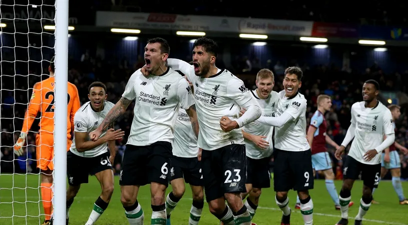 Liverpool a învins Burnley grație unui gol marcat în prelungiri! Leicester a oferit scorul începutului de an în Premier League