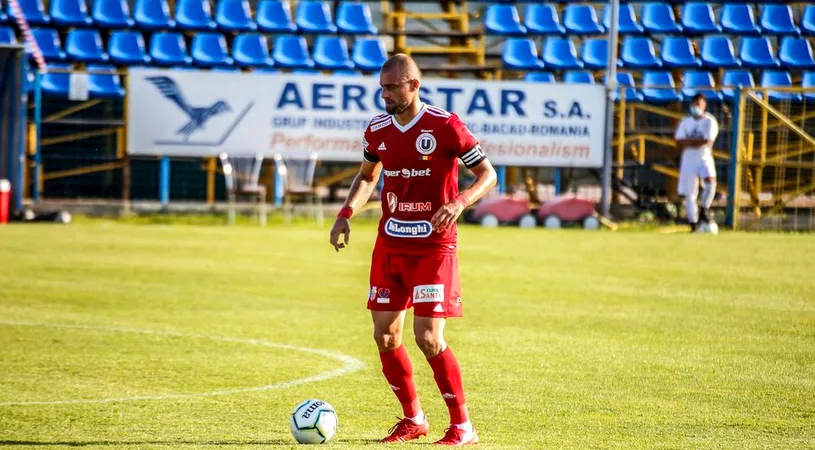 Gabriel Tamaș va fi pe teren în partida ”U” Cluj – ASU Politehnica. Fundașul se operează după meci: ”Vreau să joc. Mă pregătesc la sală”. Cât va absenta