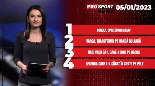 ProSport News | Gică Hagi, duel direct cu Gigi Becali pentru fostul fotbalist de la CFR Cluj! Cele mai importante știri ale zilei | VIDEO