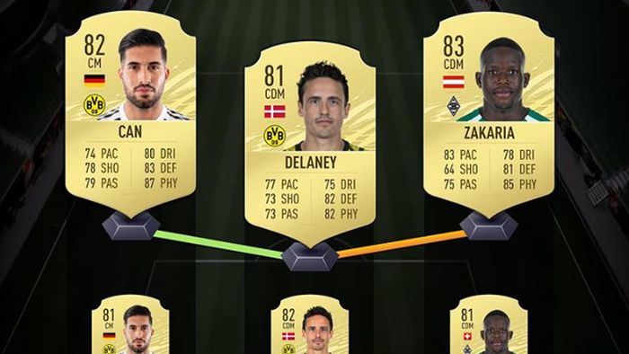 Linia defensivă de mijlocași din eBundesliga este senzațională în FIFA 21! Doi jucători de la Borussia Dortmund formează o pereche incredibilă în noul joc al celor de la EA SPORTS