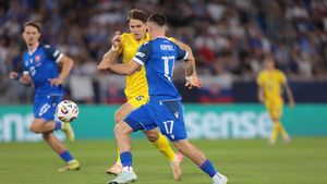 România U21 - Slovacia U21 1-2, la Campionatul European. „Tricolorii” încheie Grupa A pe ultimul loc