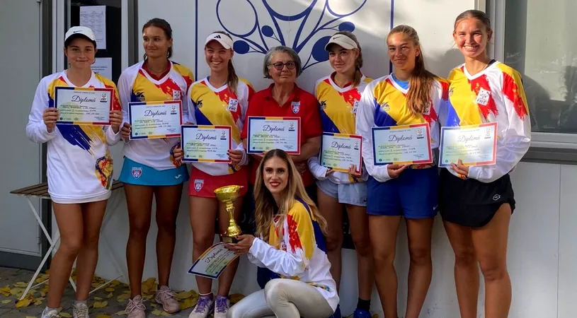 Urmașele Simonei Halep vin de la Steaua! Clubul roș-albastru a câștigat ambele titluri la Campionatul Național de tenis pe echipe U18 | FOTO