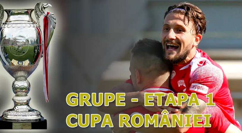 Cupa României, faza grupelor | Rapidul n-a avut probleme în fața Dumbrăviței, ca echipă oaspete în Giulești. Farul, surprinsă de trupa din Liga 3 CSM Alexandria. Dinamo, egală ”FC U” Craiova