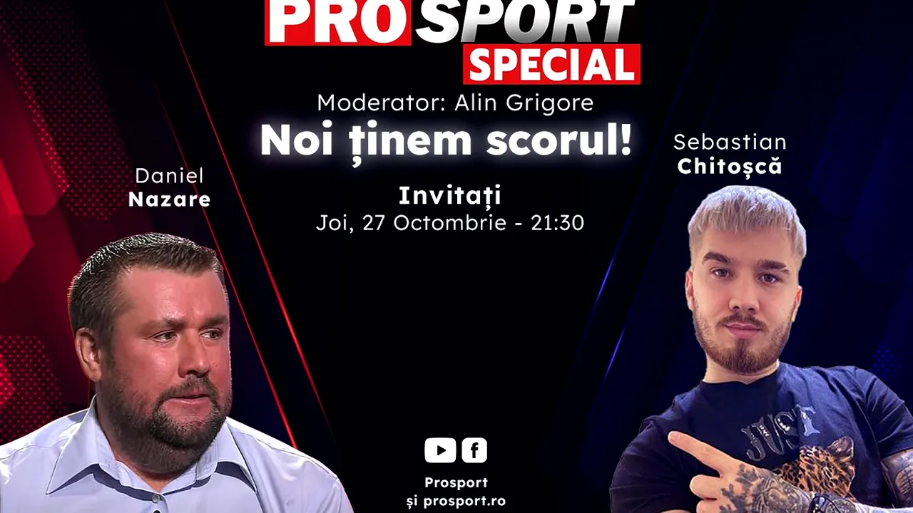 Anderlecht - FCSB și Sivasspor - CFR Cluj, în grupele Conference League! Comentăm împreună la ProSport Special cu Sebastian Chitoșcă și Daniel Nazare