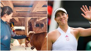 De la Wimbledon, între animale la o fermă din România! Garbine Muguruza a oferit noi imagini savuroase + de ce s-a atașat atât de mult de țara noastră | FOTO