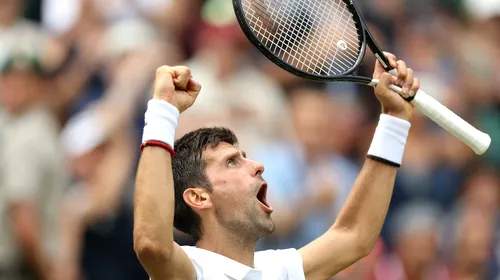 Novak Djokovic își păstrează coroana la Wimbledon, după o finală dramatică: Federer a servit pentru titlul cu numărul 21 în turneele de Mare Șlem, la 8-7 în decisiv. Pentru prima dată în istorie, trofeul a fost decis de un tiebreak