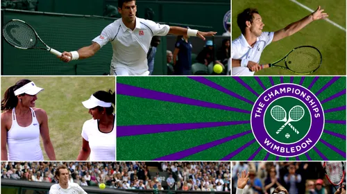 Wimbledon, ziua a 11-a. Finală de vis la masculin: Federer – Djokovic, episodul 40. Spectacol total cu Murray pentru „Mister Perfect”, invincibil în zece semifinale la All England Club. „Nole”, calificare autoritară cu Gasquet