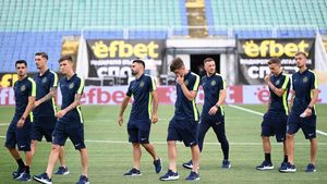Atmosferă dezolantă la CSKA 1948 Sofia - FCSB! Câți spectatori asistă la meciul din Conference League