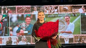 Cât a plătit Simona Halep pentru rochia în care a dat primul interviu după ce a câștigat la TAS! Doar cei mai bogați dintre români și-ar permite-o