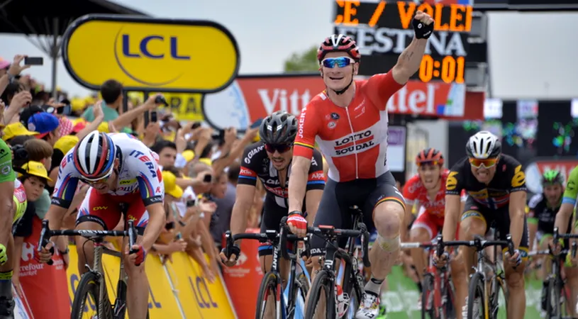 Greipel, regele sprintului în Le Tour! Germanul de 33 de ani a făcut hat-trick-ul la Valence, în etapa a 15-a a competiției