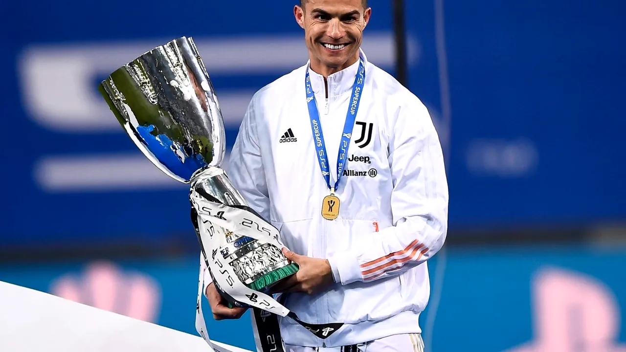 Sărbătoare la Torino, după ce Juventus a câștigat Supercupa Italiei! Cristiano Ronaldo a devenit cel mai bun marcator din toate timpurile