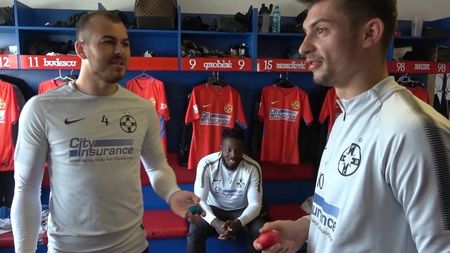 VIDEO | Voie bună în cantonamentul FCSB-ului. Bălgrădean n-a avut nicio șansă în fața lui Gnohere: "Haide, afară!"