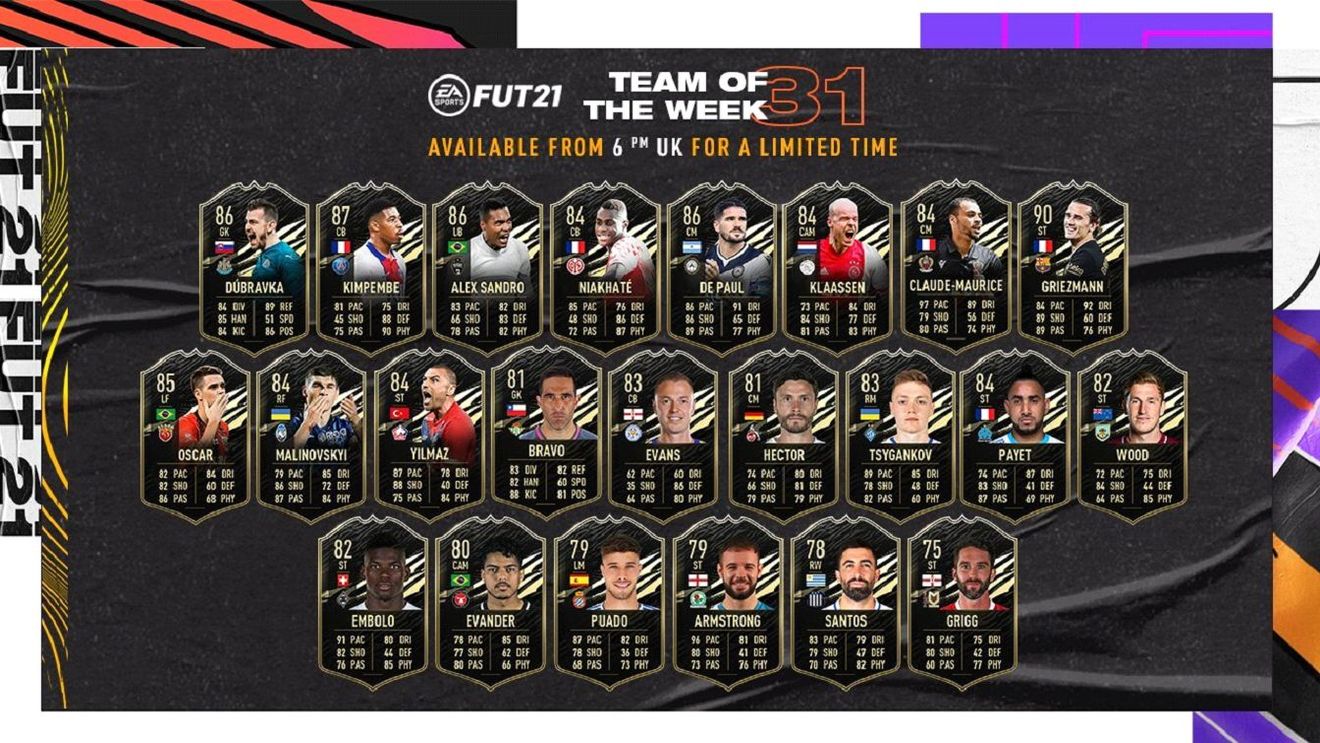 Echipa săptămânii din FIFA 21 a ajuns la ediția cu numărul 31! Ce jucători au fost selectați de EA Sports