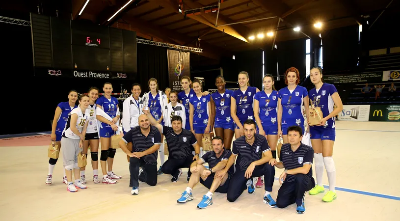 CSM București a învins-o pe ZOK Brcko, scor 3:1, în turul 2 al Challenge Cup la volei feminin