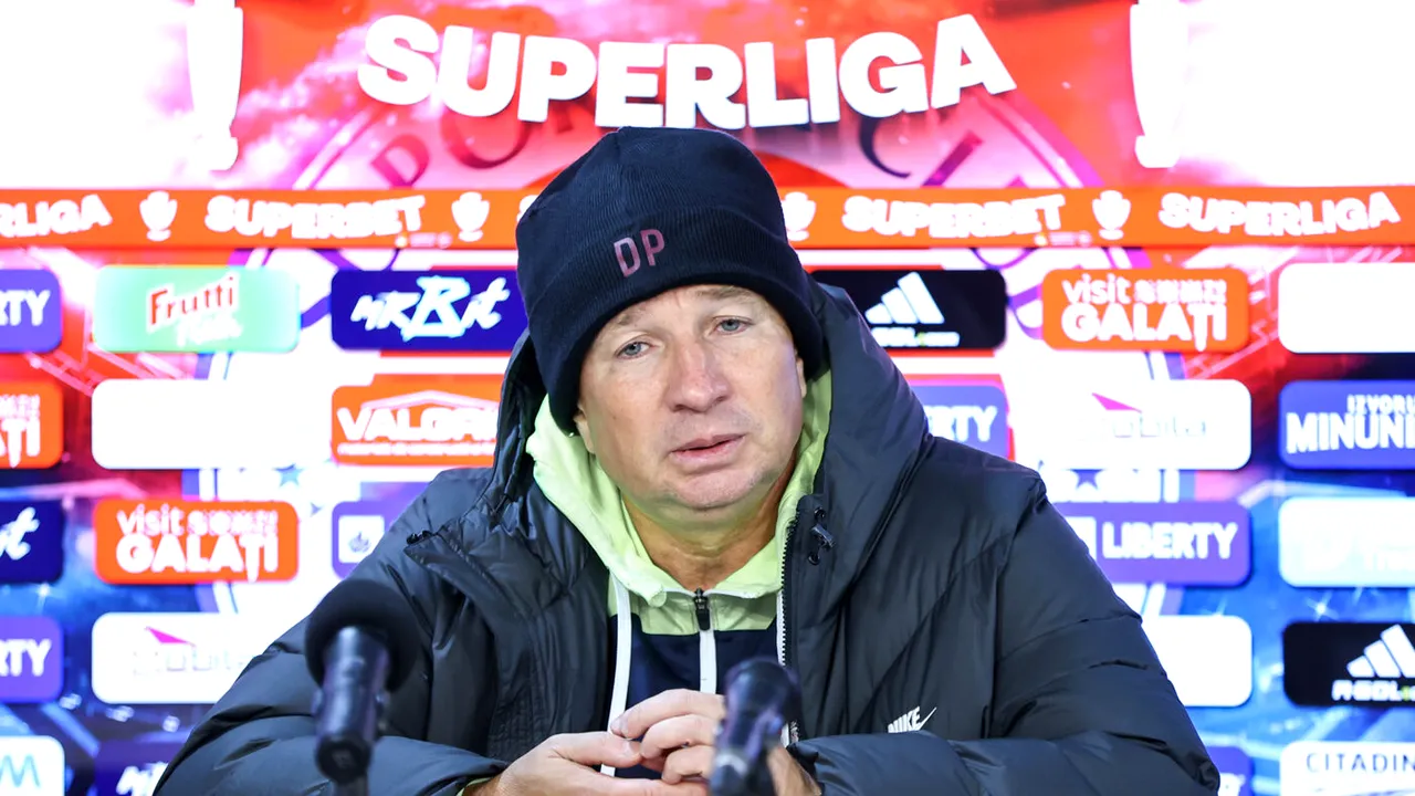 Dan Petrescu și-a desființat jucătorii, în direct, la TV, pentru golul primit în CFR Cluj - Rapid București 1-1!