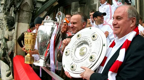 Procesul lui Uli Hoeness. Oficialul lui Bayern a recunoscut că a mai ascuns 15 milioane de euro în Elveția. „Are șanse mici să scape fără închisoare”