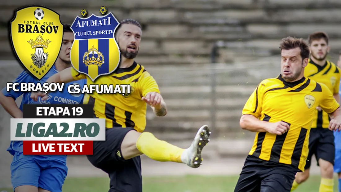 FC Brașov - CS Afumați 2-0.** 
