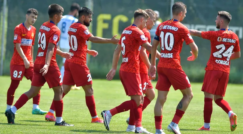 FCSB, victorie la scor în primul amical al verii! Tănase, Vînă și Octavian Popescu au marcat! Când are loc următoarea partidă de verificare | GALERIE FOTO