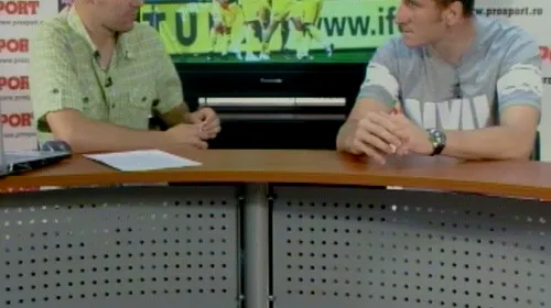 VIDEO** Florin Matache a răspuns întrebărilor fanilor pe www.prosport.ro