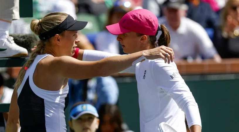 Rumoare în tenis după meciul vedetă de la Indian Wells dintre Iga Swiatek și Caroline Wozniacki! Rivala Simonei Halep a abandonat și ar putea rata turneul de la Miami