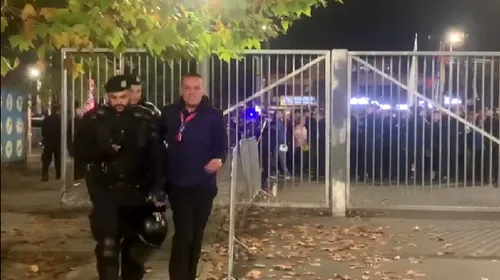 Gheorghe Mustață, scandal cu jandarmii înaintea meciului FCSB – West Ham! Ce l-a deranjat pe liderul ultrașilor din Peluza Nord | VIDEO EXCLUSIV