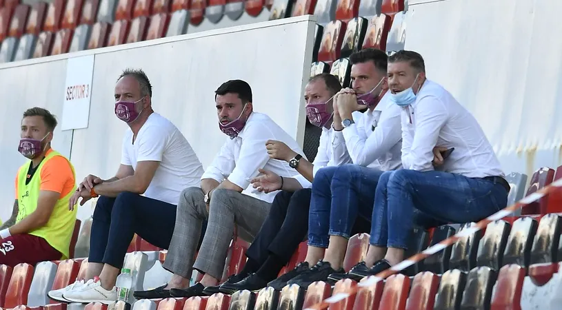 CFR Cluj iese la atac după ce jucătorii lui Dan Petrescu au fost puși la zid: „Ne revoltă o asemenea atitudine! Jucătorii și staff-ul tehnic au purtat mască”