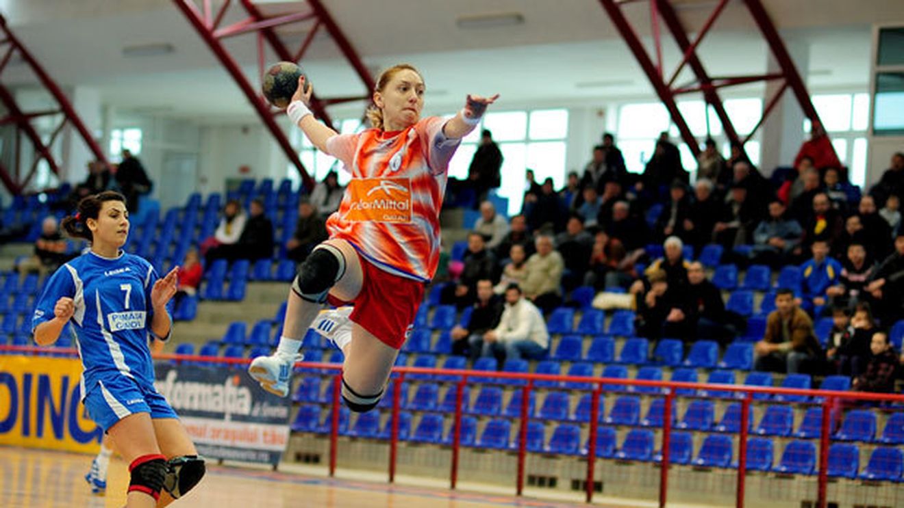 Oțelul Galați s-a calificat în turul trei al Cupei Cupelor la handbal feminin
