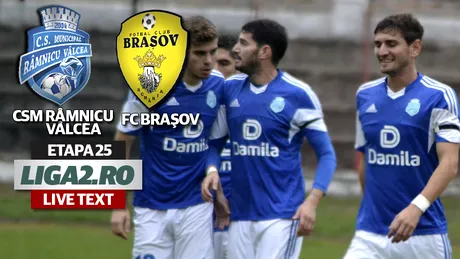 CSM Râmnicu Vâlcea - FC Brașov 0-0.** Remiza care amână calificare în play-off până în ultima etapă. Manole a ratat incredibil în ultimul minut