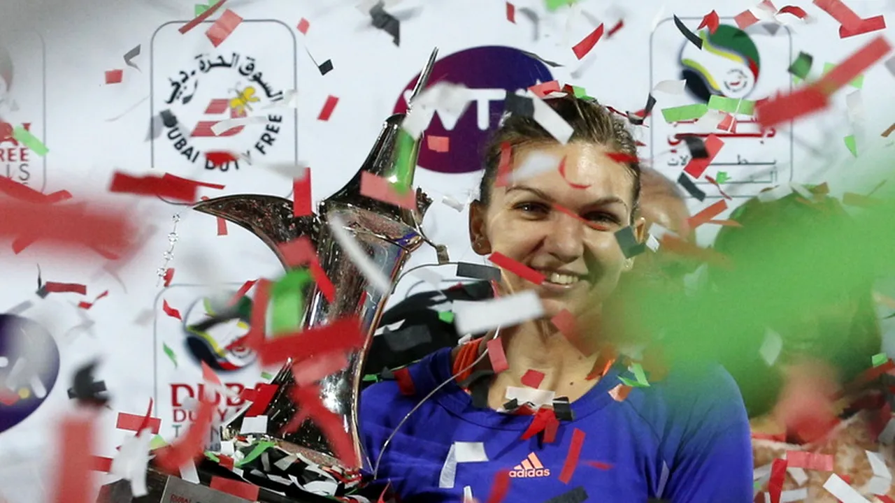 Simona Halep, jucătoarea lunii februarie și lovitura lunii, în sondajele WTA. VIDEO cu magia reușită de campioana noastră