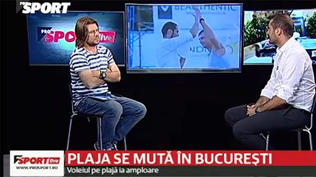 VIDEO | Voleiul pe plajă se relansează la Colosseum Retail Park. Cristi Brânză: "E un sport plin de adrenalină, de oameni frumoși, fete și băieți sexi și multă distracție" 