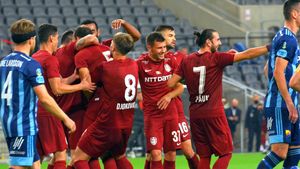 Vinicius, din nou decisiv după „frichichi”! Cum a marcat fundașul-golgheter cu Djurgarden din centrarea perfectă a lui Deac, revenit spectaculos pe teren | VIDEO