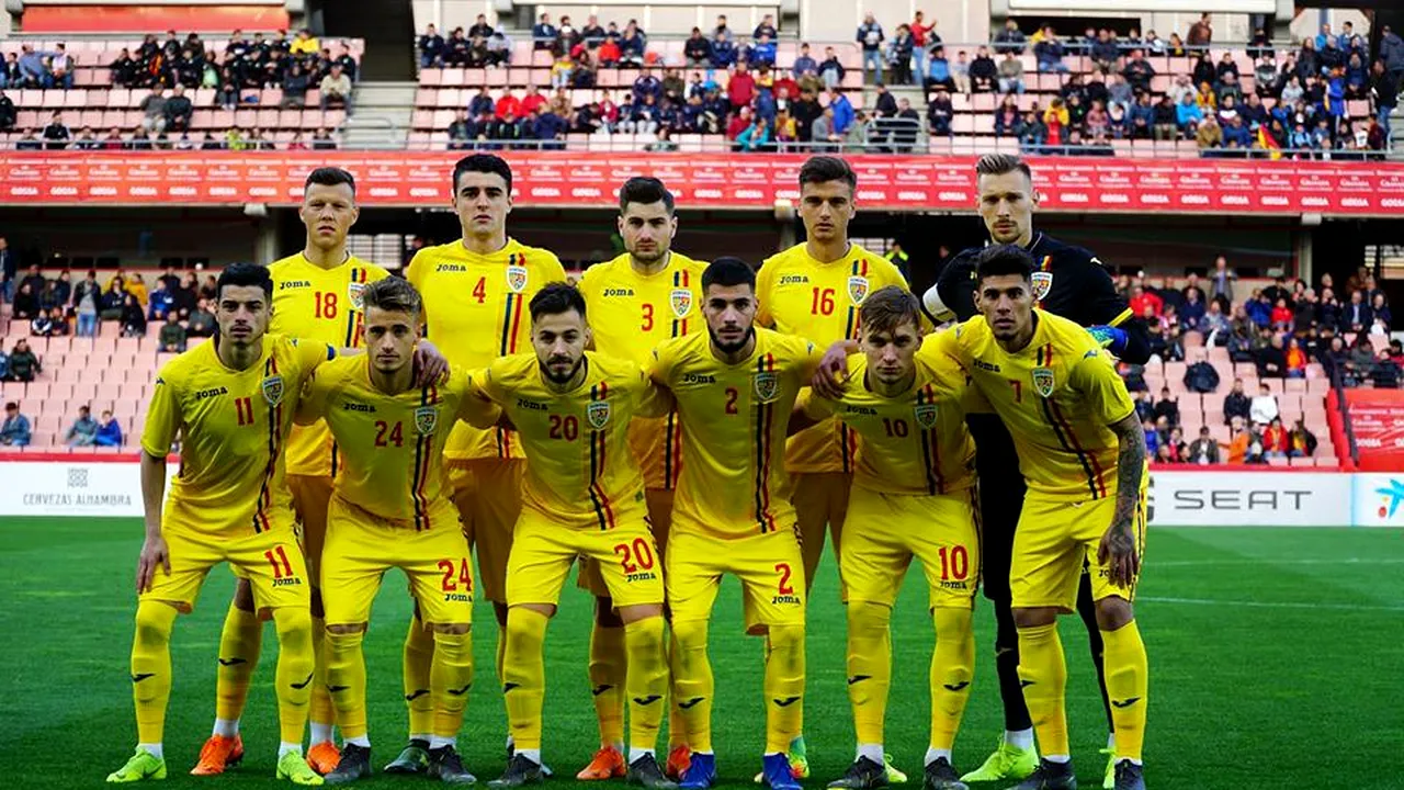 Spania U21 - România U21 1-0. Prima înfrângere din mandatul lui Mirel Rădoi. Ibericii au dominat autoritar jocul