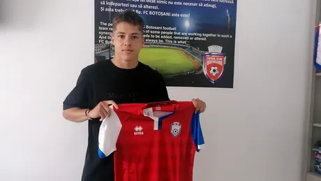 OFICIAL | Andrei Dragu, fundașul care a impresionat la Viitorul Pandurii, a semnat cu FC Botoșani! Durata contractuală