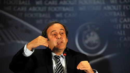 Platini vrea finală Real Madrid – Barcelona