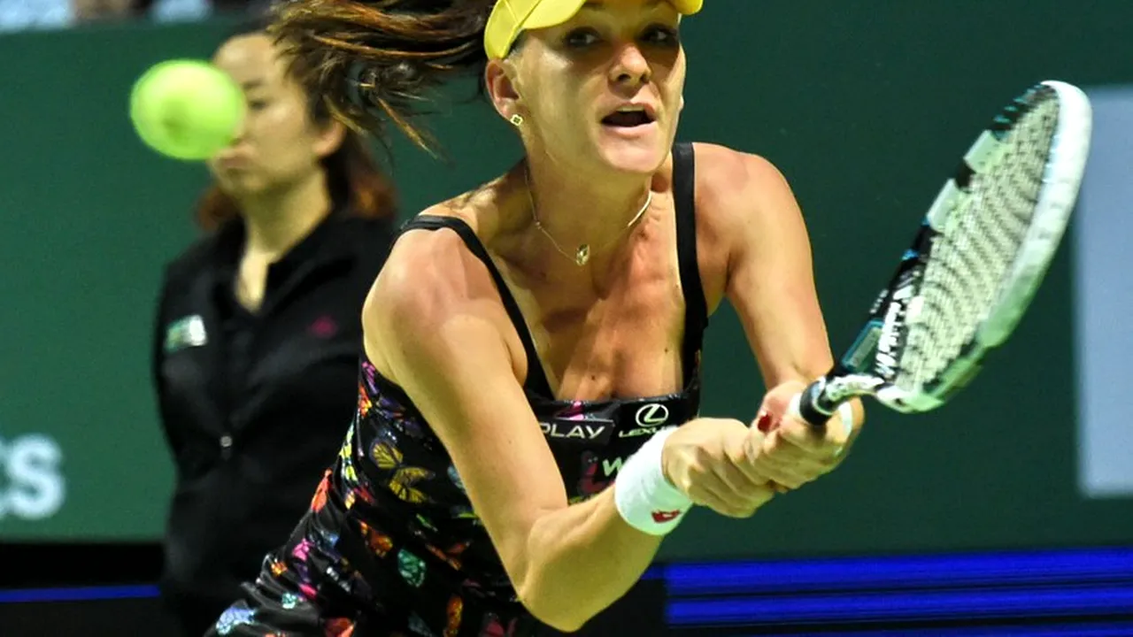 Zi specială pentru Radwanska. Reacția polonezei, după ce a eliminat-o pe Halep